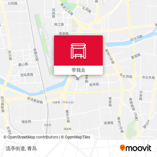 流亭街道地图