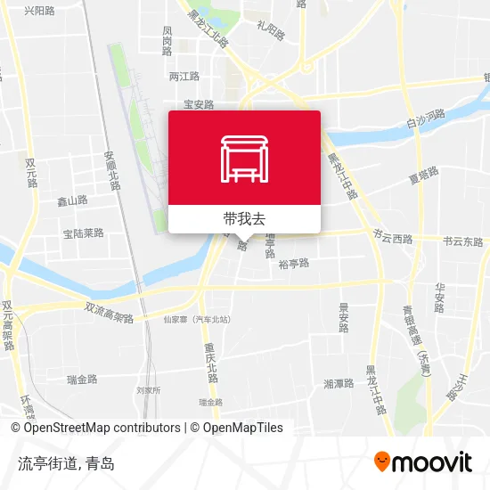 流亭街道地图