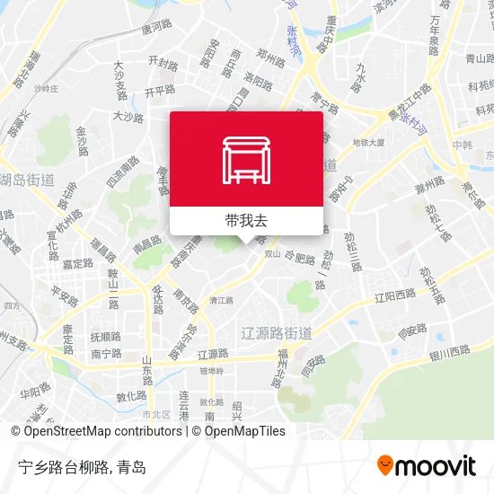 宁乡路台柳路地图