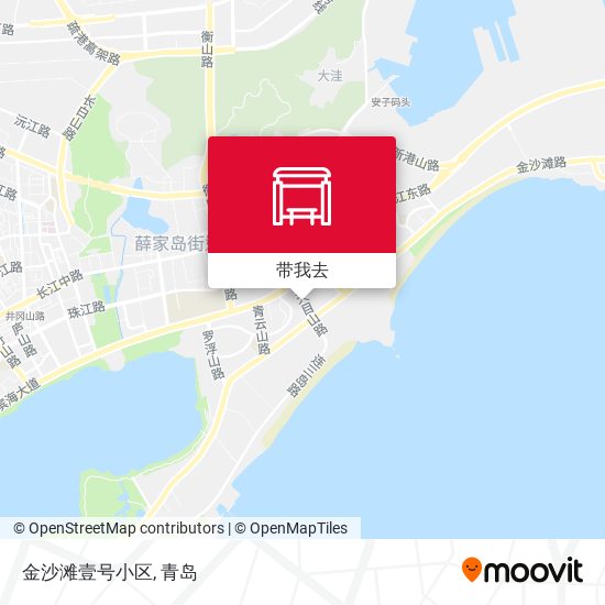 金沙滩壹号小区地图