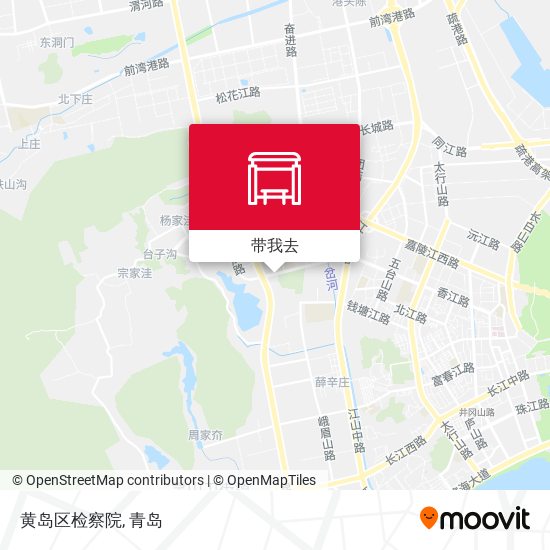 黄岛区检察院地图