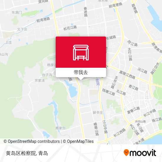 黄岛区检察院地图