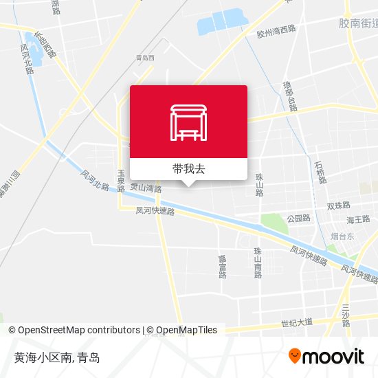 黄海小区南地图