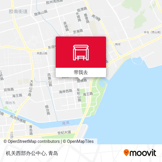 机关西部办公中心地图