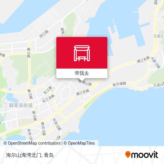 海尔山海湾北门地图