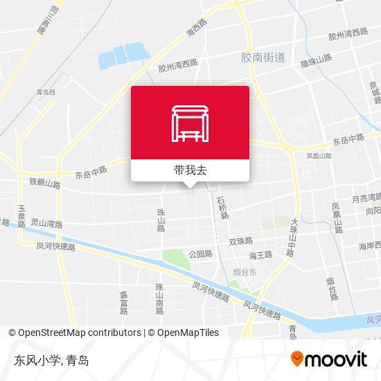 东风小学地图
