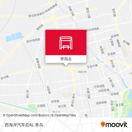 西海岸汽车总站地图