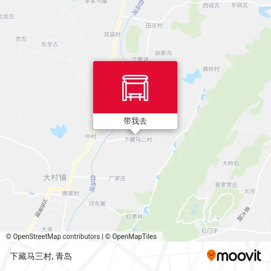 下藏马三村地图
