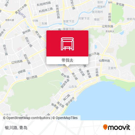 银川路地图
