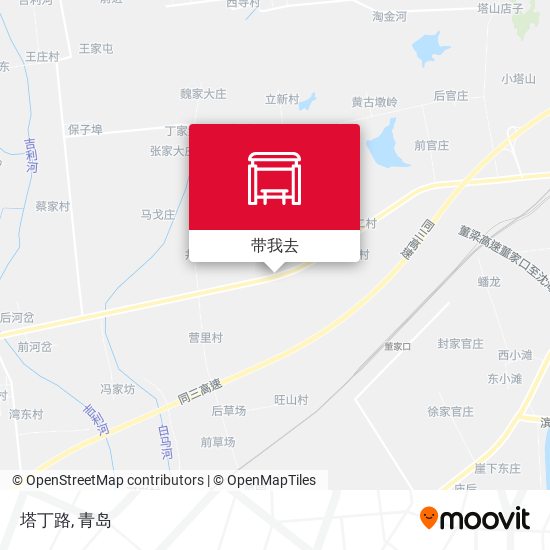 塔丁路地图