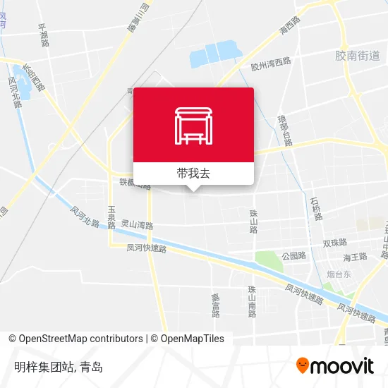 明梓集团站地图