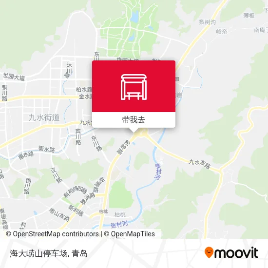 海大崂山停车场地图