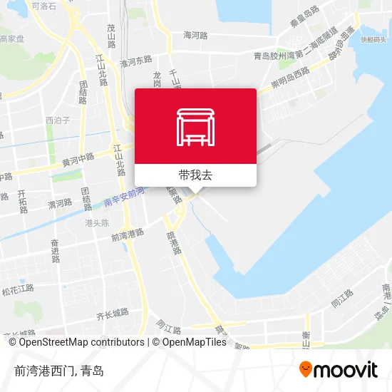 前湾港西门地图