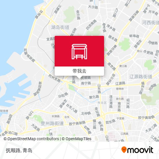 抚顺路地图