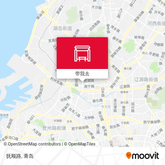 抚顺路地图