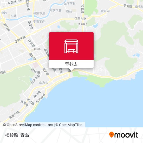 松岭路地图