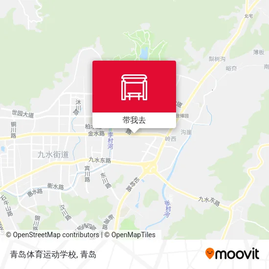 青岛体育运动学校地图
