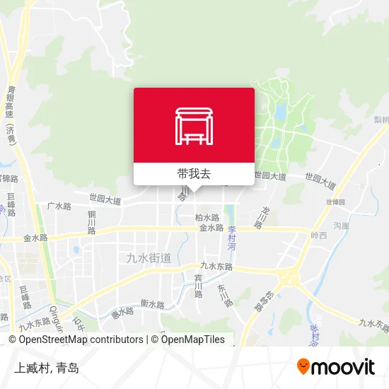 上臧村地图