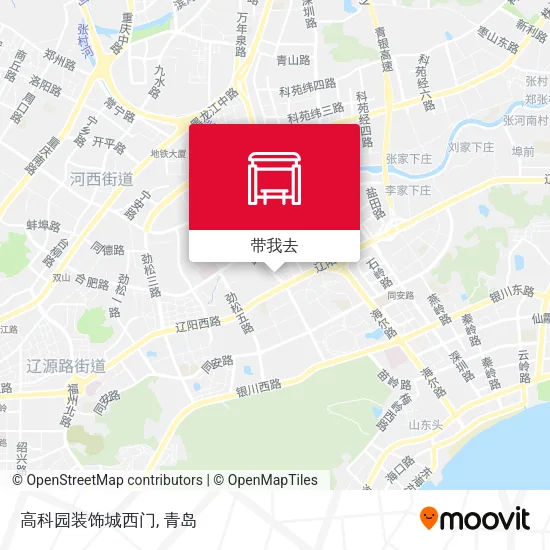 高科园装饰城西门地图