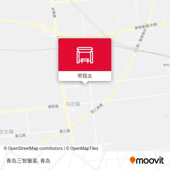青岛三智服装地图