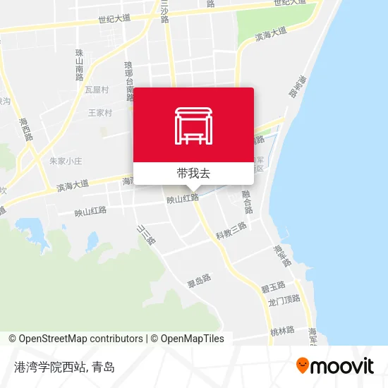 港湾学院西站地图