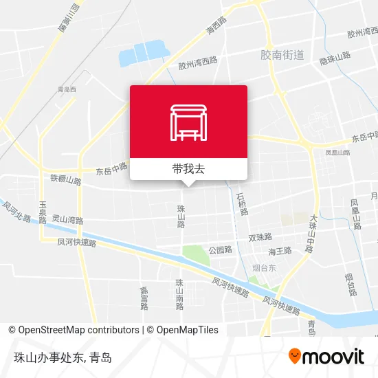 珠山办事处东地图