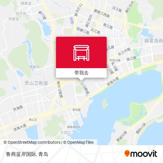 鲁商蓝岸国际地图