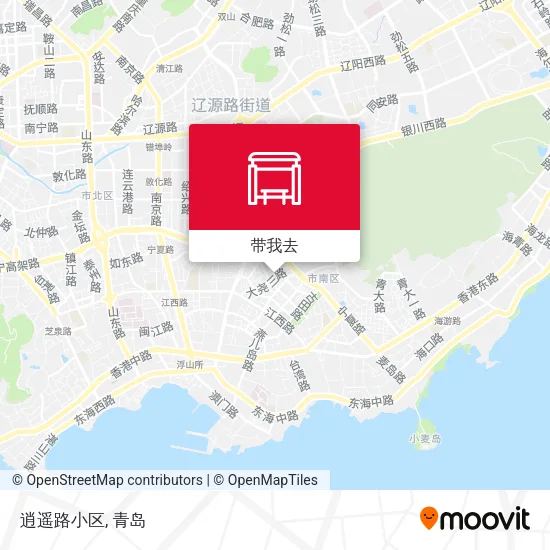 逍遥路小区地图