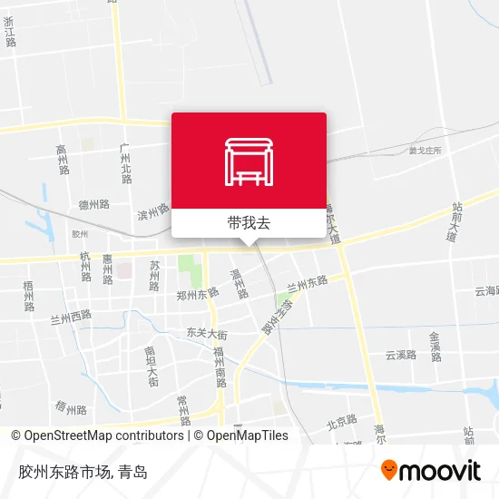 胶州东路市场地图