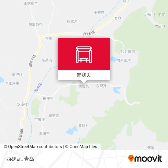 西砚瓦地图