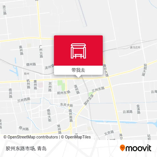 胶州东路市场地图