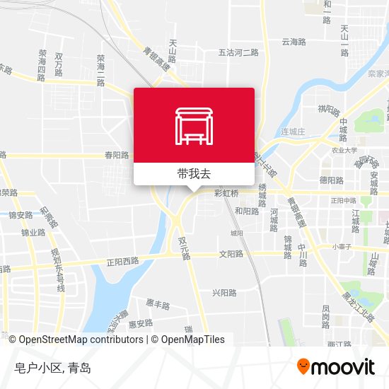 皂户小区地图