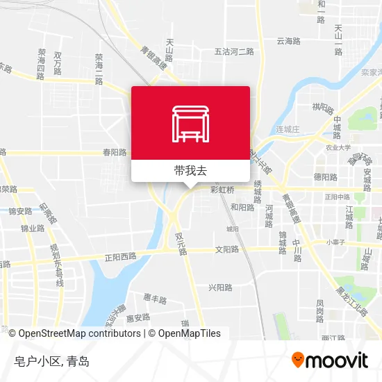 皂户小区地图