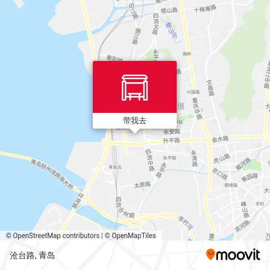 沧台路地图