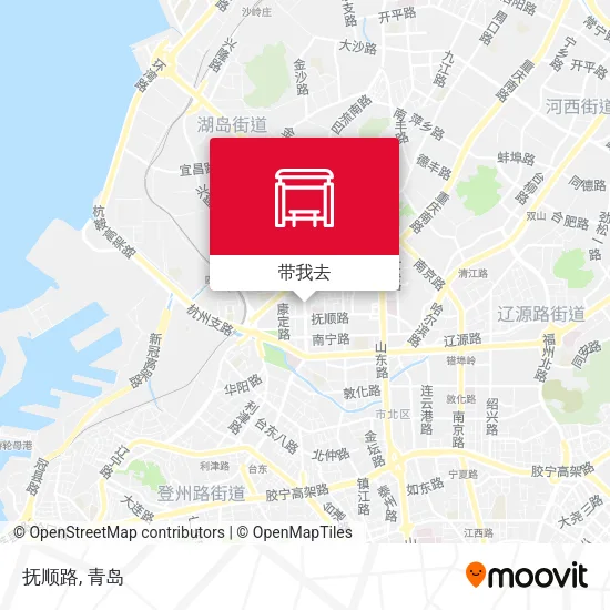 抚顺路地图