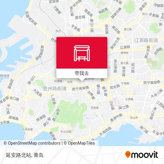 延安路北站地图
