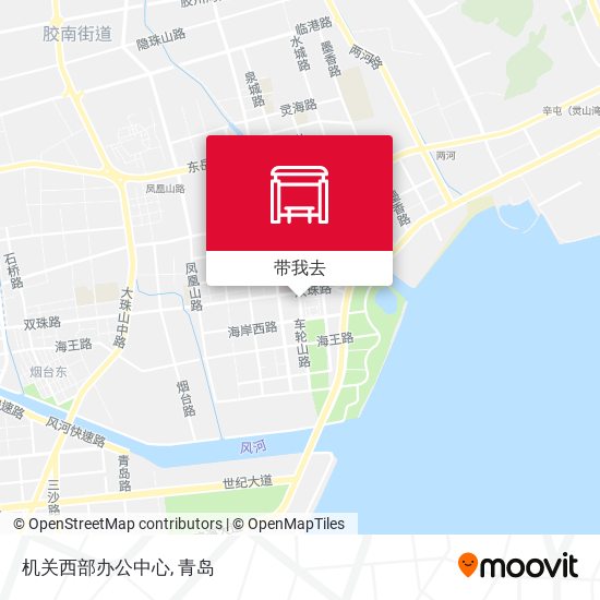 机关西部办公中心地图