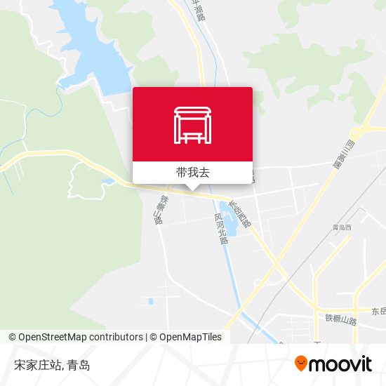 宋家庄站地图