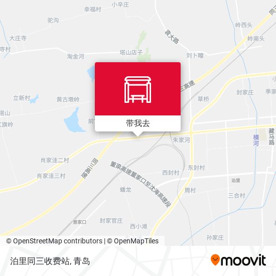 泊里同三收费站地图