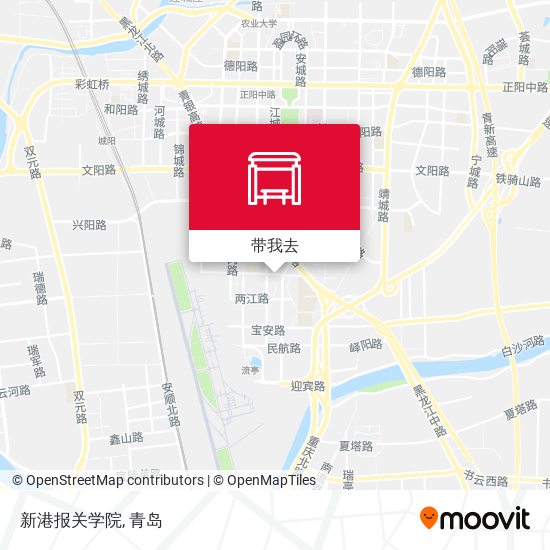 新港报关学院地图