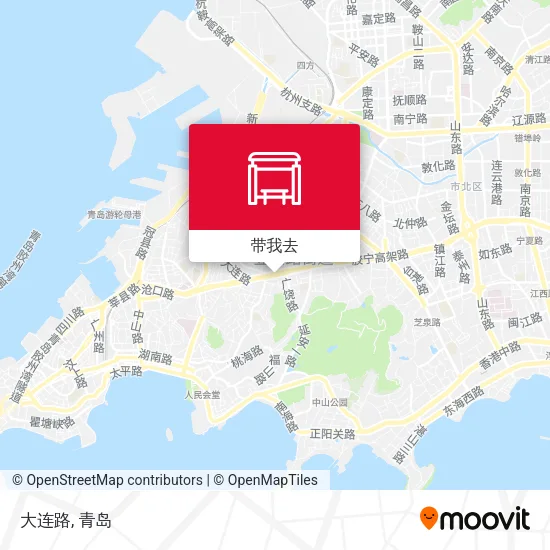 大连路地图