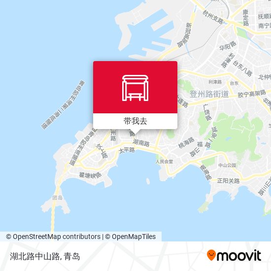 湖北路中山路地图