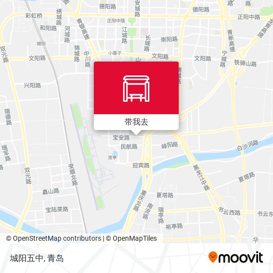 城阳五中地图