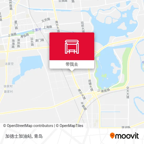 加德士加油站地图