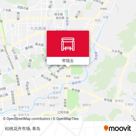 枯桃花卉市场地图