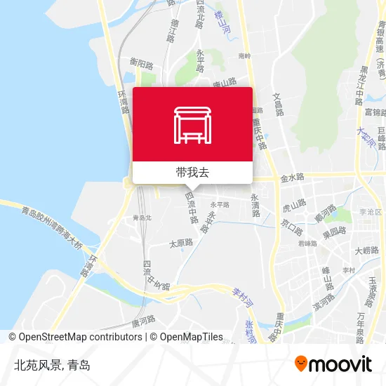 北苑风景地图