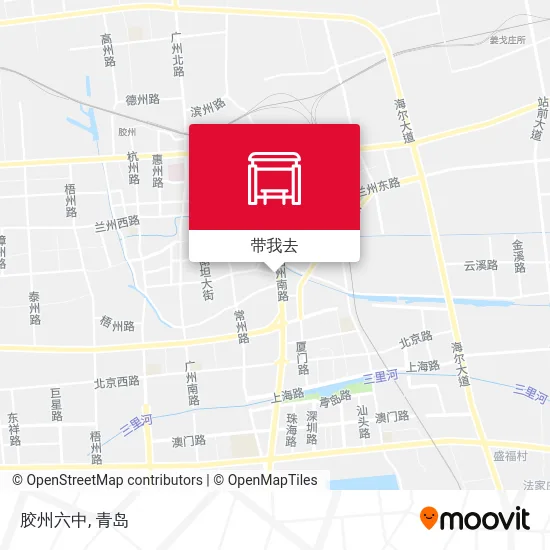 胶州六中地图