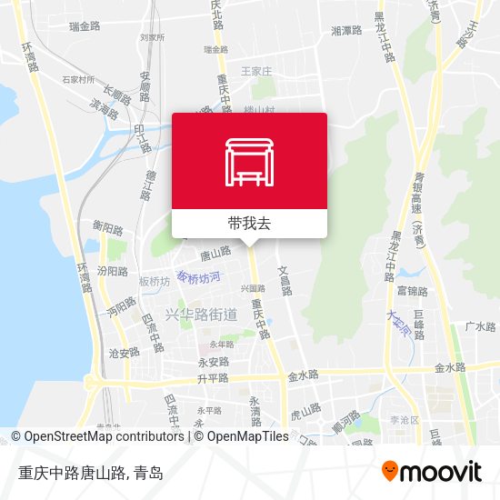 重庆中路唐山路地图