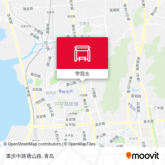 重庆中路唐山路地图