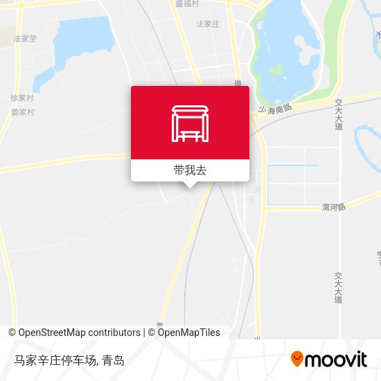 马家辛庄停车场地图